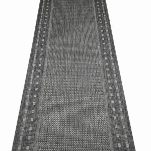 Chodnik do przedpokoju Szare Kropki szer. 67 cm