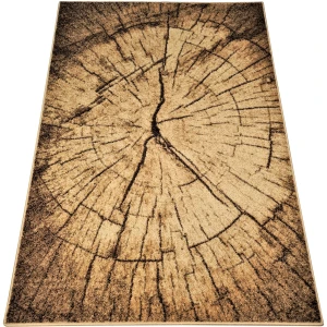 Dywan Nowoczesny Weltom - Pień drzewa ORZECH