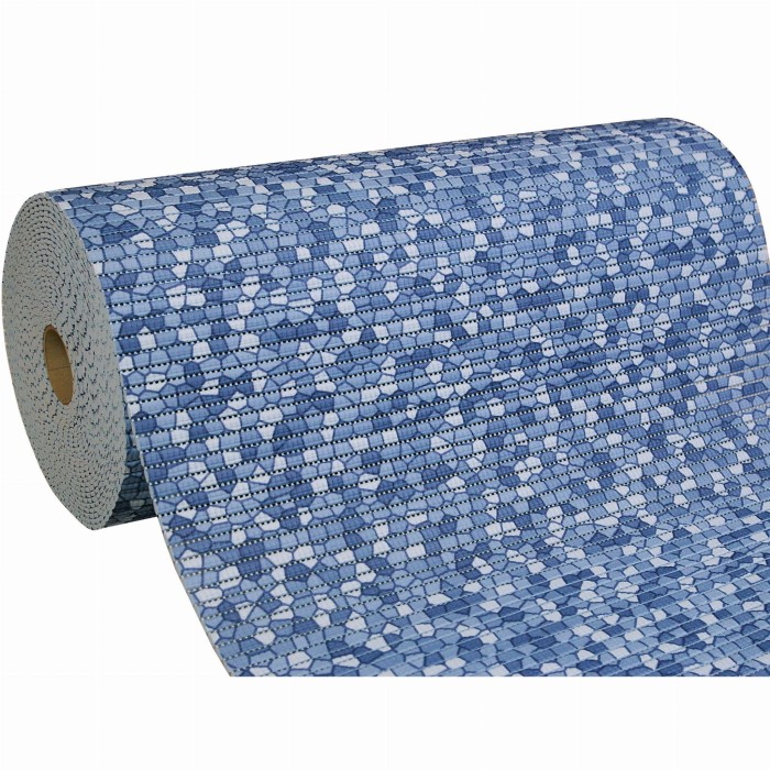 Mata łazienkowa na metry antypoślizgowa - Cętki Niebieskie #2