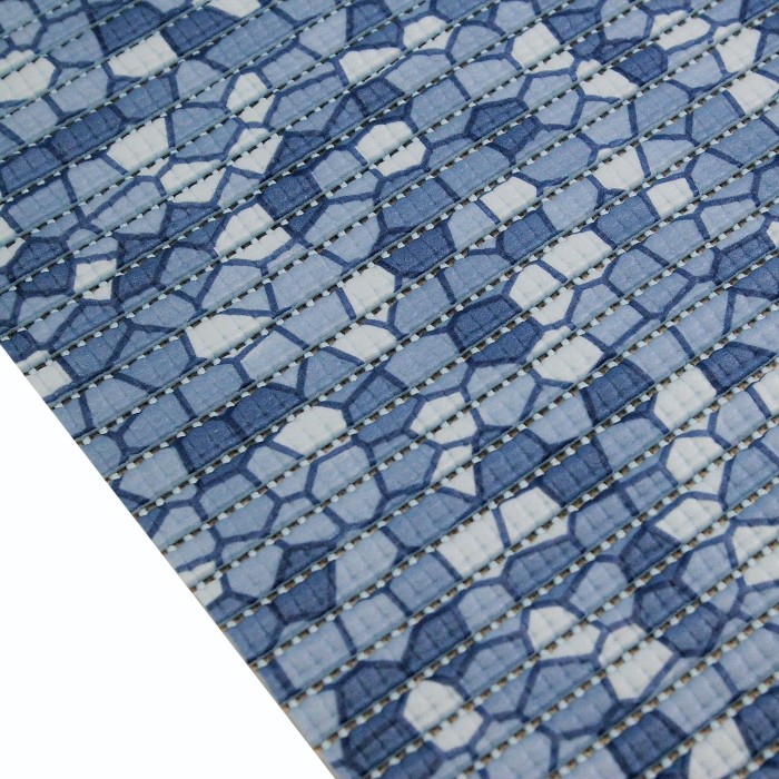 Mata łazienkowa na metry antypoślizgowa - Cętki Niebieskie #4