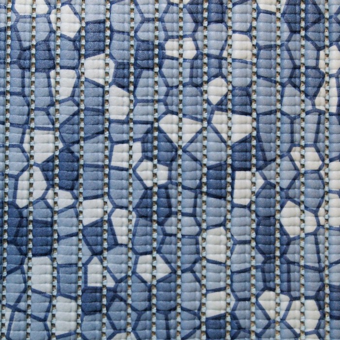 Mata łazienkowa na metry antypoślizgowa - Cętki Niebieskie #3