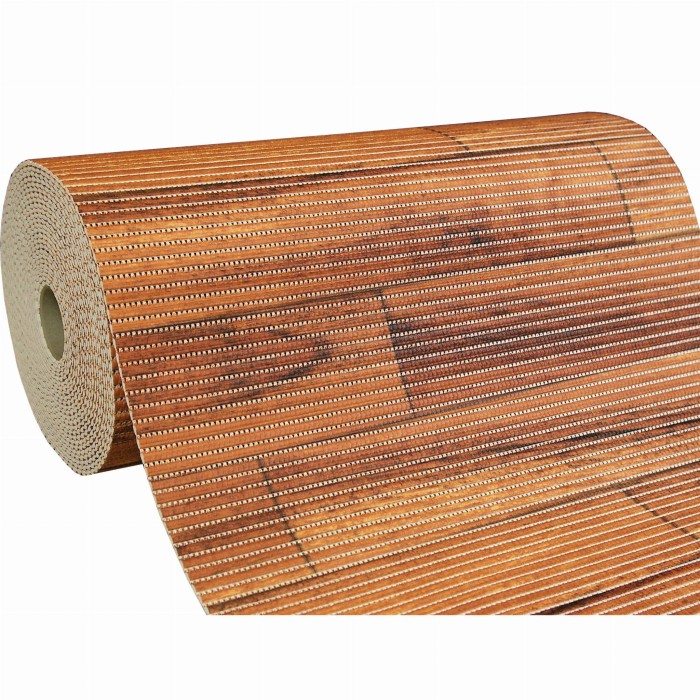 Mata łazienkowa na metry antypoślizgowa - Drewno Brąz #2