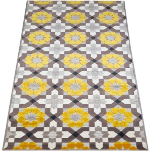 Dywan sznurkowy FLOW - Balta 27206275 Flowers zółty