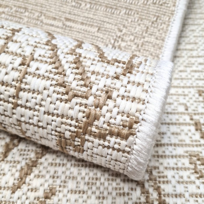 Dywan sznurkowy NATURA - Balta 48978256 Liście Białe #2