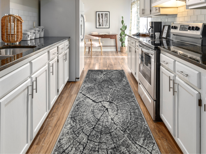 Chodnik do przedpokoju Szary Pień szer. 100 cm #10