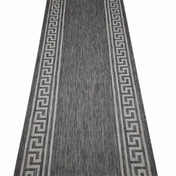 Chodnik sznurkowy Szary Grek szer. 120 cm