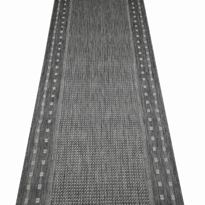 Chodnik do kuchni Szare Kropki szer. 100 cm