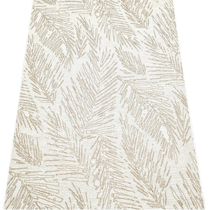 Dywan sznurkowy NATURA - Balta 48978256 Liście Białe