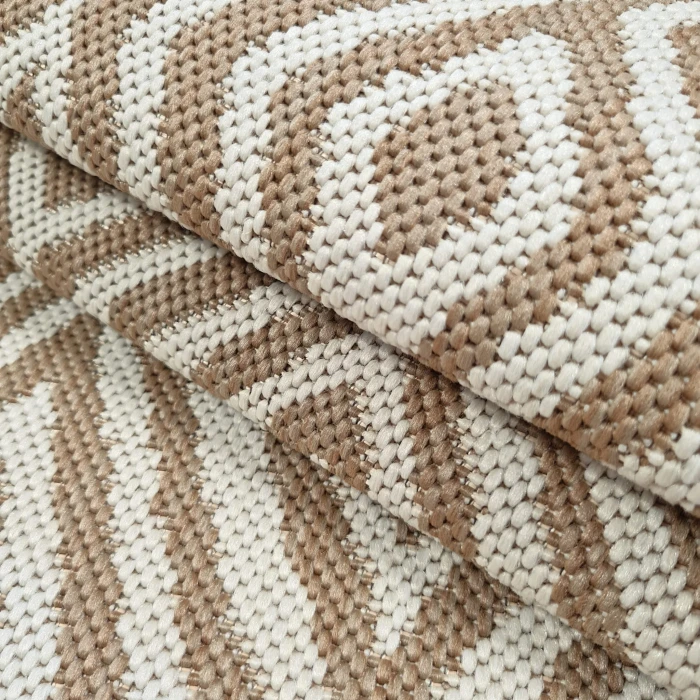 Chodnik sznurkowy Beżowy Romby szer. 67 cm #6