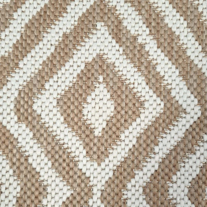 Chodnik sznurkowy Beżowy Romby szer. 80 cm #9