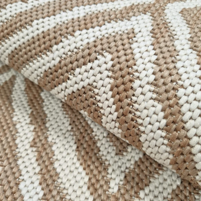 Chodnik sznurkowy Beżowy Romby szer. 80 cm #8