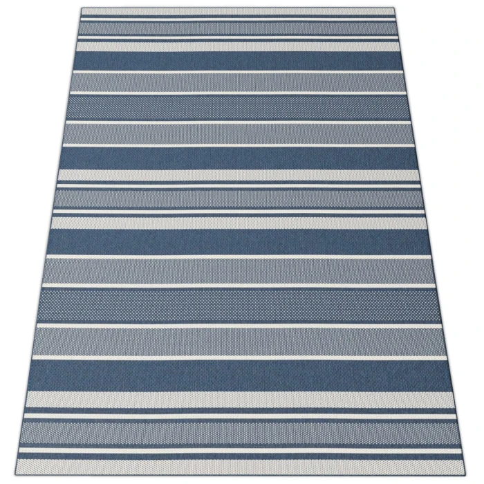 Dywan sznurkowy SIZAL - Balta 48118591 Pasy Niebieskie