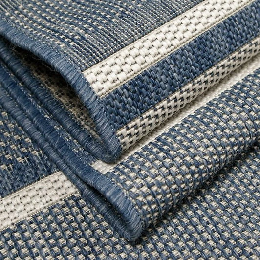 Dywan sznurkowy SIZAL - Balta 48118591 Pasy Niebieskie #4