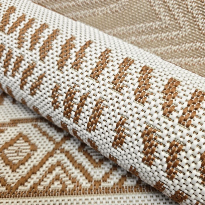 Dywan sznurkowy z recyklingu RE - Balta 28302062 Aztecki Rudy #4