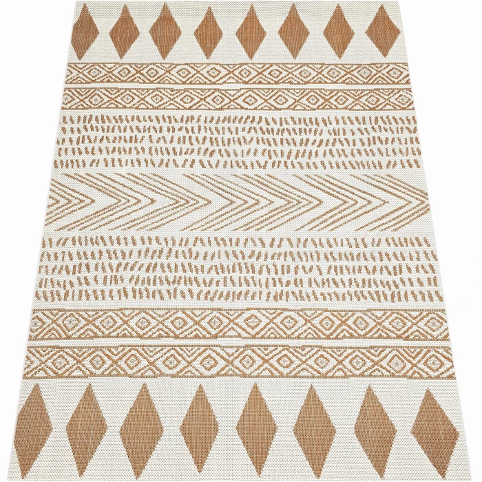 Dywan sznurkowy z recyklingu RE - Balta 28302062 Aztecki Rudy #1