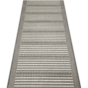 Chodnik dywanowy sznurkowy beżowy na żelu 80 cm