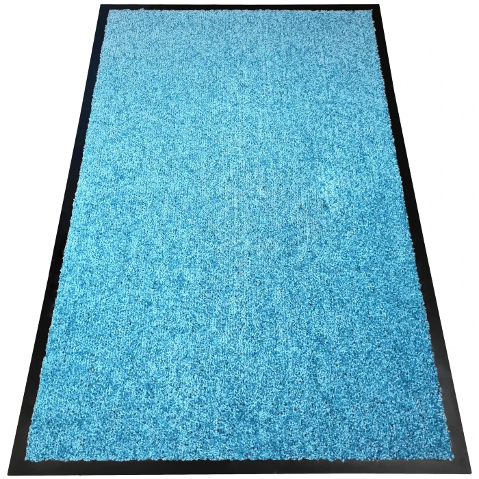 Gruba wycieraczka pod drzwi 60x80 Continental błękitna #7