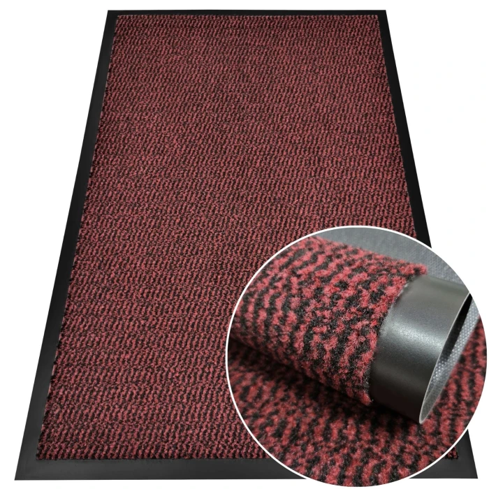 Wycieraczka pod drzwi Leyla 60x90 Bordo #1