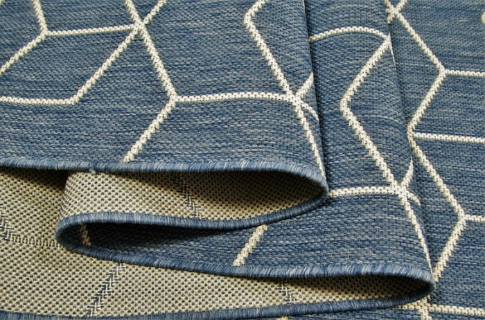 Dywan Romby Niebieskie #3