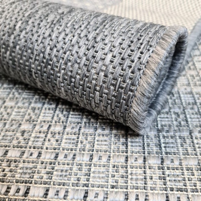 Dywan sznurkowy SIZAL - Balta 49001092 Krateczka szara #2