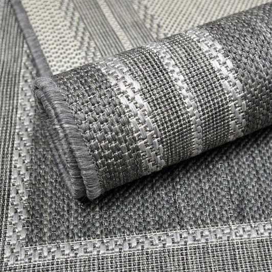 Dywan sznurkowy SIZAL - Balta 3374092 Ramka Szara #2