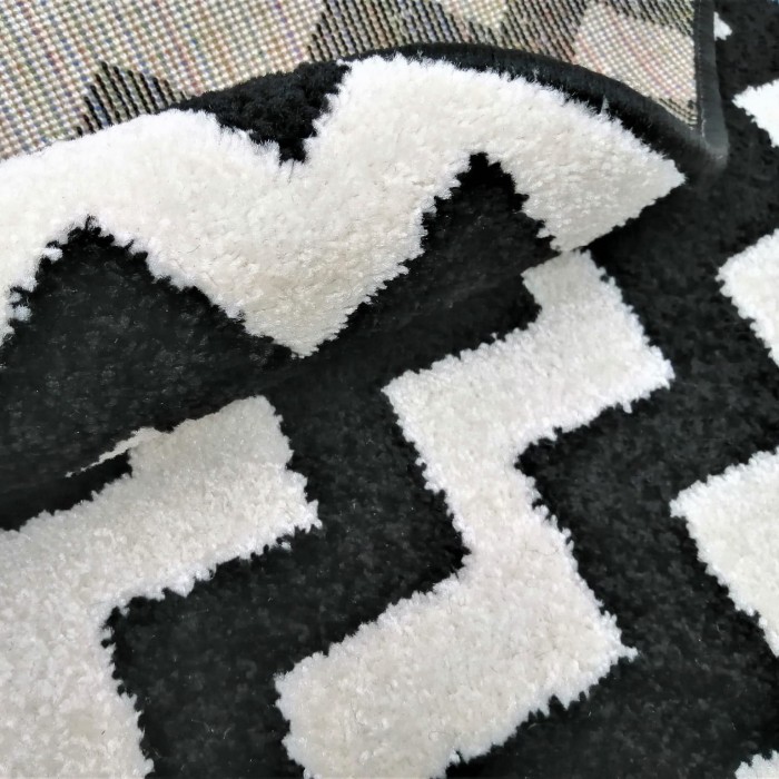 Dywan Belos Koło - Czarny #2